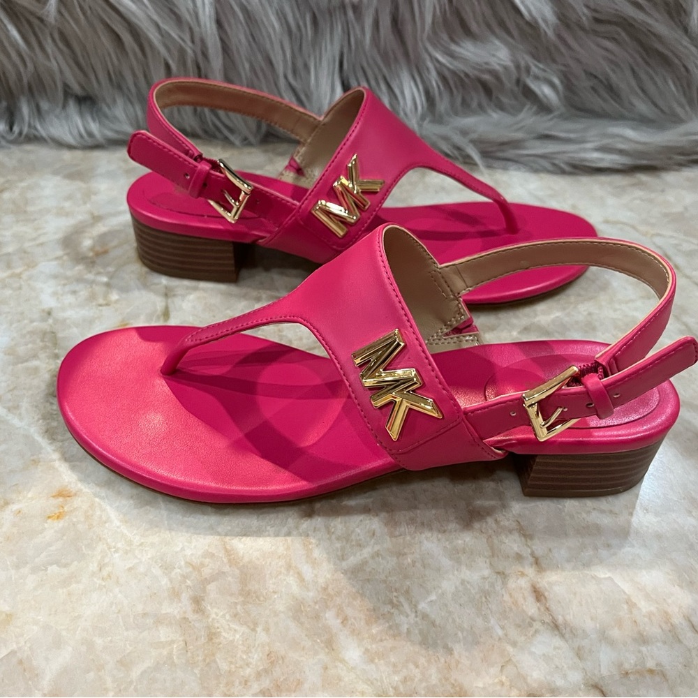 Michael Michael Kors Women’s Jilly T-Strap Dress Sandals. New - Picture 7 of 9